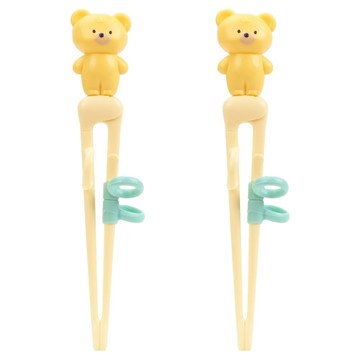 LIFANT The Stick Max學習筷 第1階段 左手用  2雙  黃色小熊  2雙學習筷