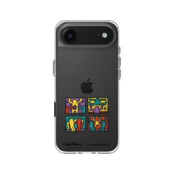 iPhone Air Clear Case（相機按鈕） 透明 - Keith Haring - 普普商店