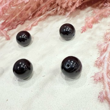 💕 𝓒. 𝓣 晶寶💕黑碧璽 水晶 圓珠 單珠 散珠 diy 設計 有孔洞