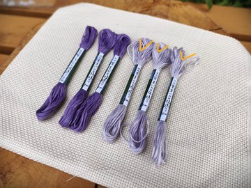 紫草刺繡棉線(1)