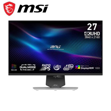 【MSI 微星】MPG 274URDFW E16M 白色 電競螢幕