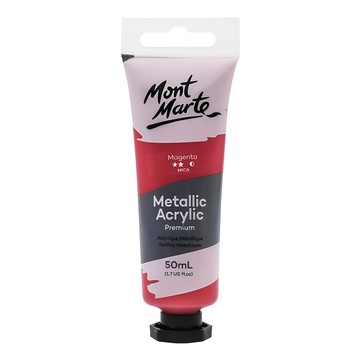 Mont Marte 蒙瑪特 壓克力顏料 金屬紅 50ml  1個