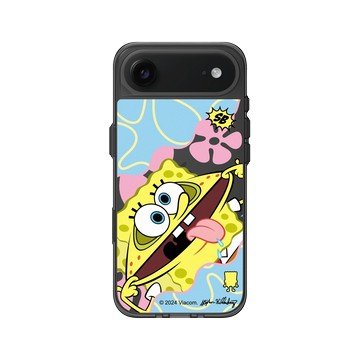 iPhone Air Clear (相機按鈕) 酷墨灰 - 海綿寶寶 SpongeBob - 搞笑海綿