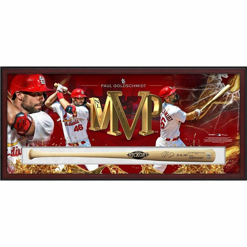 MLB ポール・ゴールドシュミット カージナルス 直筆サイン バット 2022 