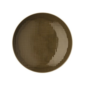 德國Rosenthal│Mesh圓深盤25cm-胡桃褐