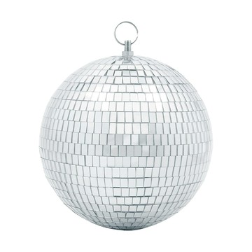 Imocubi 鏡面球裝飾室內擺飾  20cm  銀色