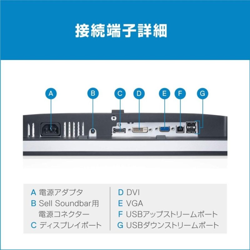 Dell モニター 24インチ U2412M IPSパネル 1920x1200 16:10 画面回転 高さ調整 中古 ディスプレイ |  LINEブランドカタログ