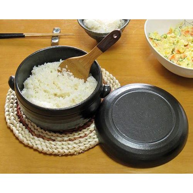 万古焼 電子レンジ対応 陶器 おひつ 3合 用 冷蔵用 日本製 国産 三合