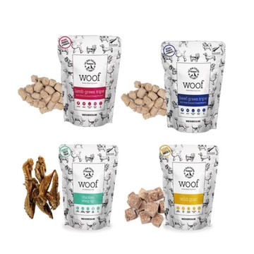 NZ Natural 鮮開凍 woof狗狗冷凍乾燥零食 40g｜1.4oz / 50g｜1.76oz x 3入組(購買第二件贈送寵物玩具x1包)