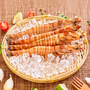 凍凍鮮免運澎湖生凍野生大明蝦 4尾入 450g/盒