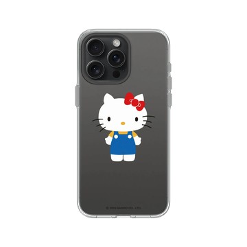 iPhone 15 Pro Max Clear 透明 - 三麗鷗-Hello Kitty - 稍息立正老師好