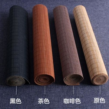 茶席 竹席 竹簾 茶墊 禪意日式杯墊隔熱墊茶簾茶盤墊子桌旗可定