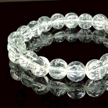 台灣出貨108顆佛珠唸珠阿賽斯特萊梵天透體高頻水晶能量水晶白水晶佛珠項鍊唸珠項鍊