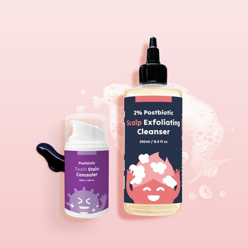 【Pinkoi獨家】超級亮白清爽組(牙齒亮白矯正膏+去角質淨化液)