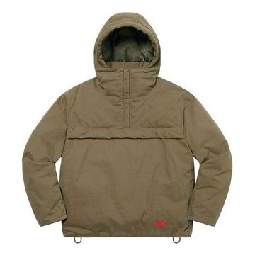 Supreme Hooded Down Pullover 'Olive Green'