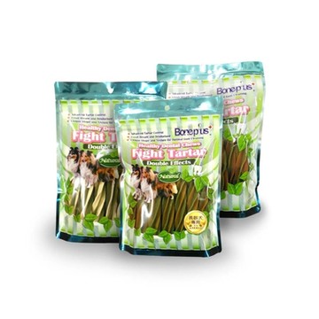 Bone Plus-六星雙效起司/軟骨/薄荷草本潔牙棒 超值包 300g x 3入組(買二件送寵物玩具1個隨機)