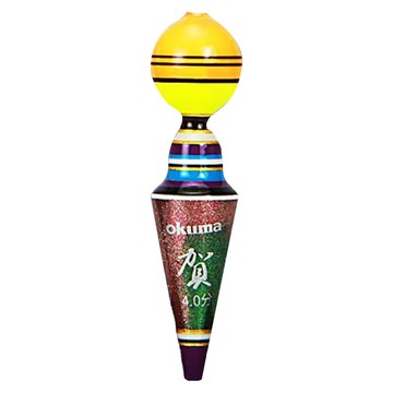 okuma 寶熊釣具 釣蝦標 3.4分  紫綠橘  1個