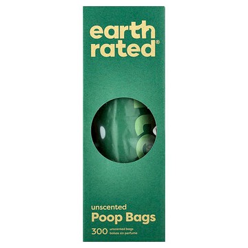 Earth Rated, 狗糞收集袋，無香型，300 個