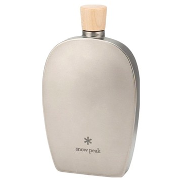 snow peak 雪諾必克 鈦金屬酒壺-250ml TW-115  混色  1個