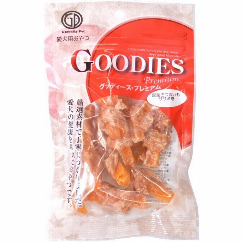グッディーズプレミアム 国産さつまいもササミ巻き 100g 犬 おやつ 犬用おやつ 犬のおやつ 犬のオヤツ いぬのおやつ ドッグフード 通販 Lineポイント最大0 5 Get Lineショッピング