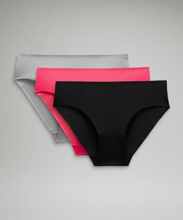 InvisiWear Mid-Rise Bikini Underwear 3 Pack Size Large