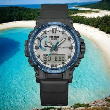 CASIO 卡西歐 PRO TREK 龍之眼 登山系列太陽能戶外多功能手錶 夏日煥新提案 送禮推薦 PRW-61D-2