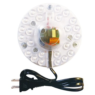 明沛 LED聲光控圓盤感應燈 12W MP7658 123 x 32mm  白光  1個