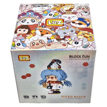 LoZ 黑白小丑積木  黑白小丑  1盒