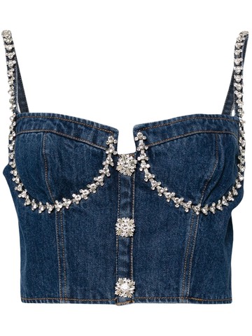 Diamante denim top-8