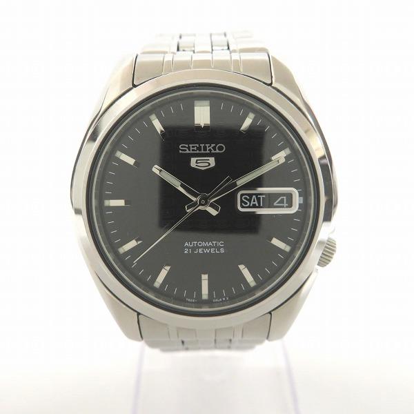 SEIKO5 セイコー5 7S26-01V0 文字盤黒 - 時計