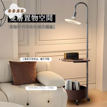 免運 落地燈 美式落地燈 護眼風扇落地燈客廳沙發旁置物架一體茶幾燈臥室床頭柜落地臺燈 可開發票 全館五折 工廠現貨直銷 新品特價 m9061