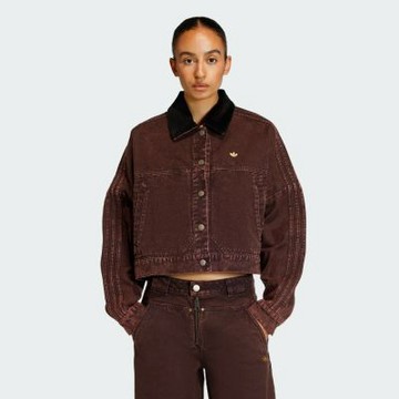 【adidas 愛迪達】 CANVAS TRACKTOP 運動外套 女 - Originals KC8889