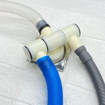 、水管頭臉出水排水地漏三通接頭五通面盆四通水道下水臉盆2洗衣