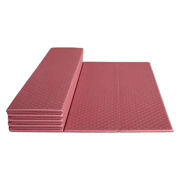 QMAT 方折疊瑜珈墊  櫻花粉  180 x 60 x 0.5cm  1個