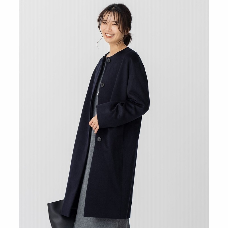 ウールカシミヤビーバー フード付き ショートコート オンワード】 23区