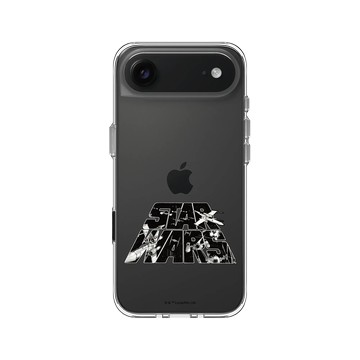 iPhone Air Clear Case（相機按鈕） 透明 - 迪士尼-星際大戰 Star Wars - Spaceship Logo-經典