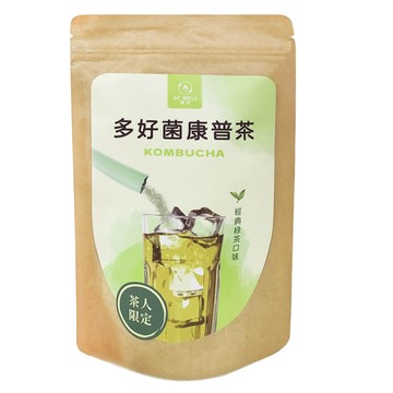 GC WELL 幾好 康普茶粉末 經典綠茶口味 50%康普茶含量 豐富膳食纖維 低熱量 僅12大卡  5g  10包  1袋