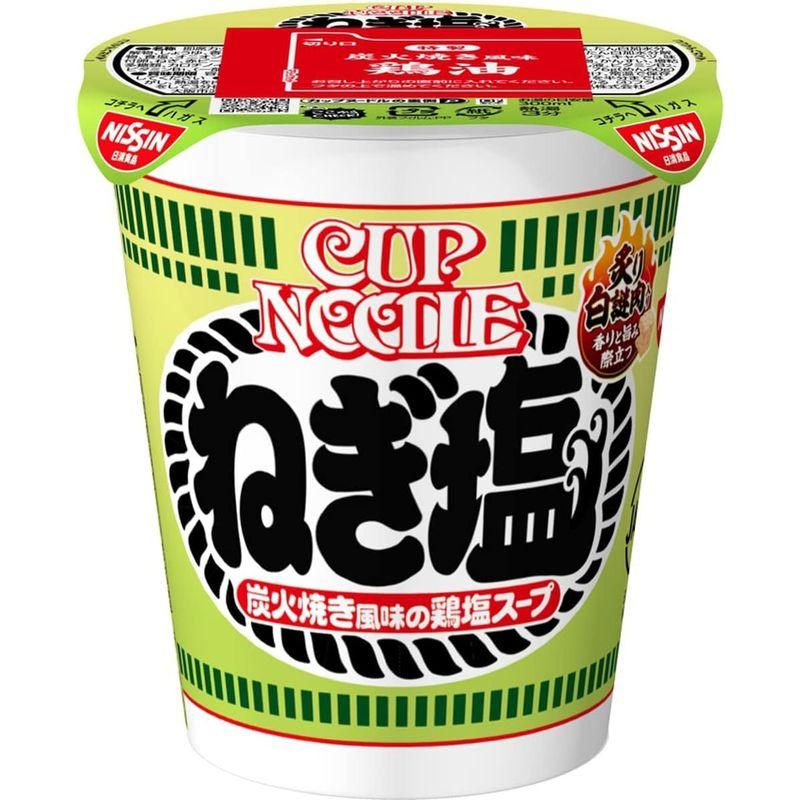 日清食品 カップヌードル ねぎ塩 炭火焼き風味の鶏塩スープ 76g ×20個