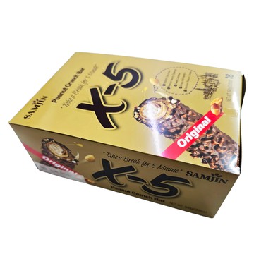 SAMJIN 三進 X-5花生巧克力風味捲心酥 648g 香濃酥脆 獨立包裝 韓國進口  1盒