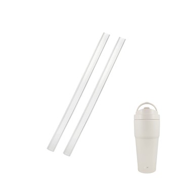 <配件>矽膠粗吸管2入組-適用雙層陶瓷(550ml/750ml)/渾圓杯770ml/提手1000ml