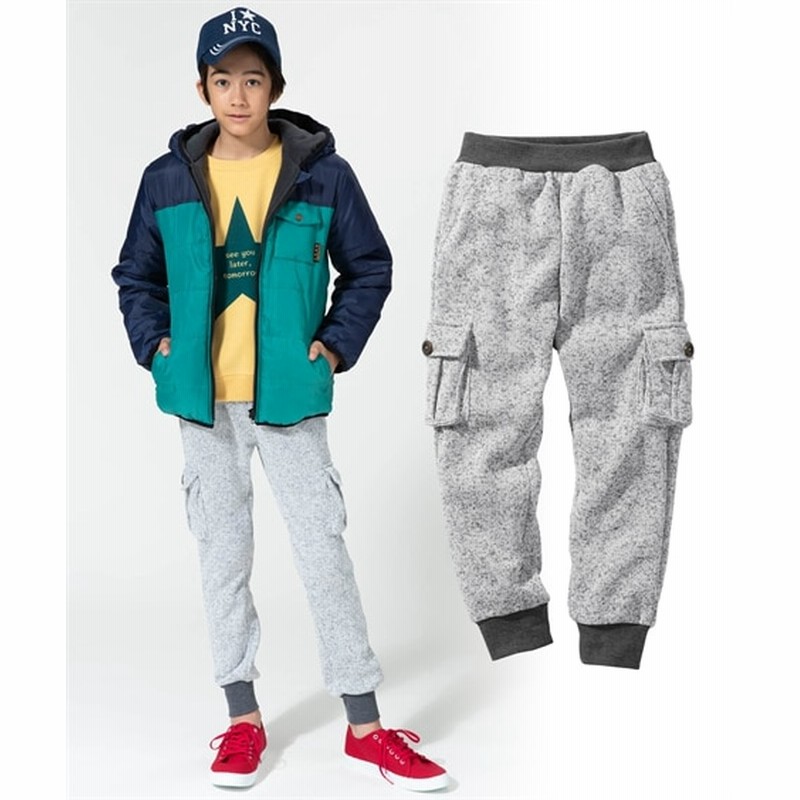 あったかニットフリースカーゴパンツ 男の子 子供服 パンツ Kids Pants 通販 Lineポイント最大10 0 Get Lineショッピング