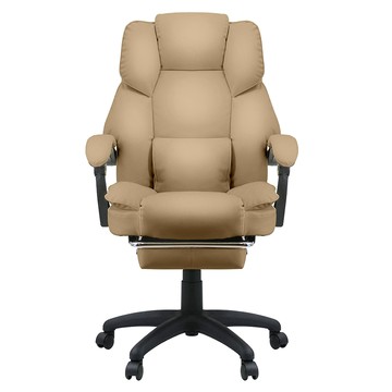 VICTRACK 沙發型帶腳托老闆椅 RC-02  卡其色  均碼