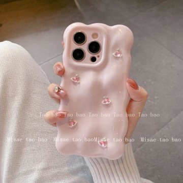 日韓簡約小眾高級感ins韓系14適用16pro蘋果16ProMax手機殼iPhone16全包13軟15Promax保護套