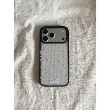韓系小眾滿屏小碎花適用iPhone17支架16/15Promax蘋果手機殼14/17