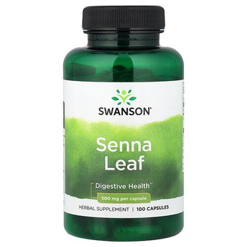 Swanson Vitamins, 番瀉葉，500 毫克，100 粒膠囊
