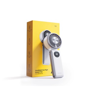 Rtako銳塔克LQ T50手持式桌面式冰敷高速風扇3600mAh白色