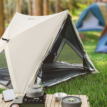 HaoO｜EasyCAMP 快速三角帳 - 黑色