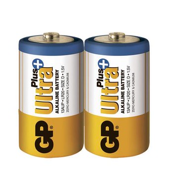 超霸 GP超特強鹼性電池1號ultra Plus/2入/收縮膜/包