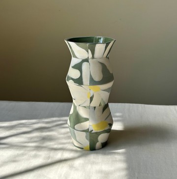 雛菊幾何高花器