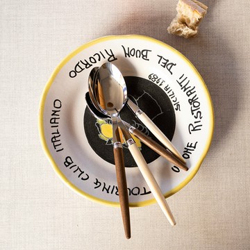 SABRE | Jonc 法風畫家系列 | 點心/蛋糕叉 | 亮面 | 深色木